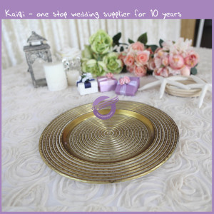 16122 glass charger plates w