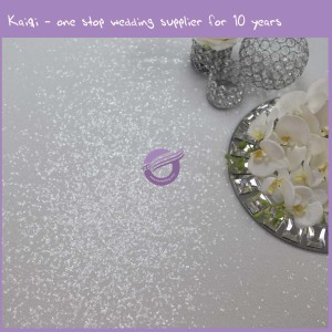 white net sequins table cloth