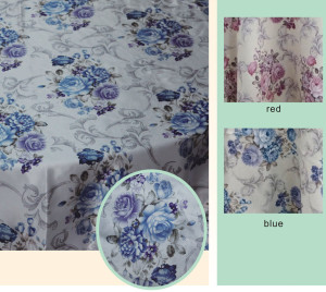 41-MY0009G French floral printed tablecloth 2