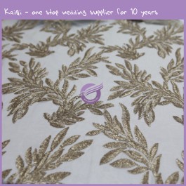 Gold Sequins Embroidery Table Cloth MX0011E