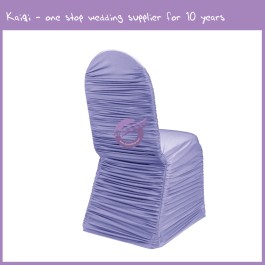 Lilac Roughed Spandex Chair Cover 951