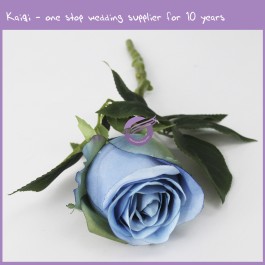 Blue Cheap Single Bud Rose Flower 18448