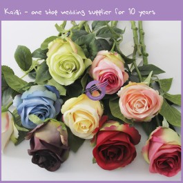 Colored Wedding Decorative Flowers Rose 18448