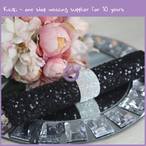 High Quality Crystal Napkin Rings HS00340