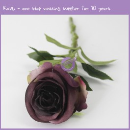 Plum Wedding Flower Decorative Rose 18448