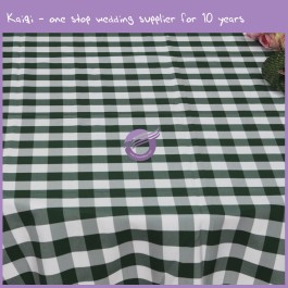 checked polyester jacquard tablecloth MT0951T